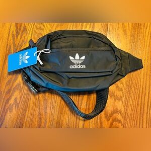 Adidas Originals National Waist Bag/Fanny Pack Black/White Unisex - New With Tag